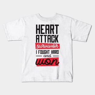 Heart Attack Survivor Kids T-Shirt